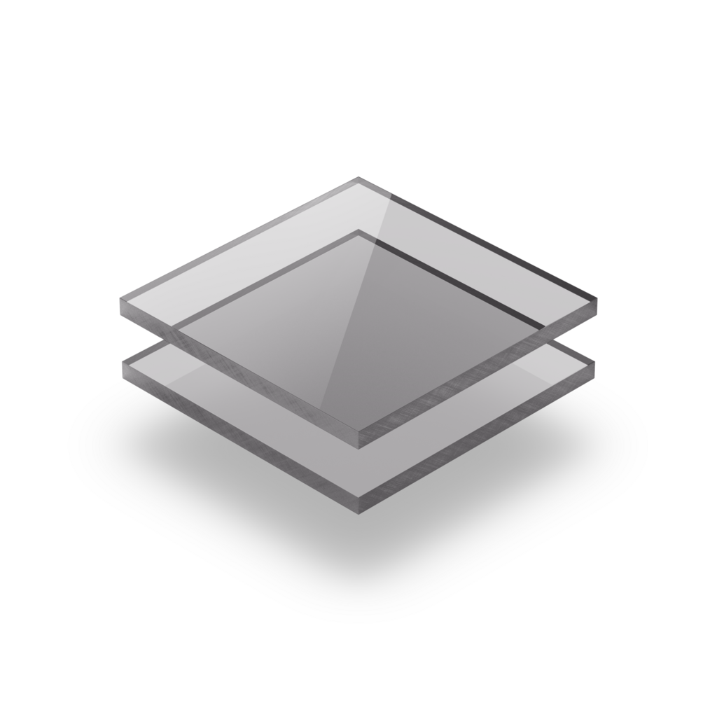 Tinted polycarbonate sheet grey